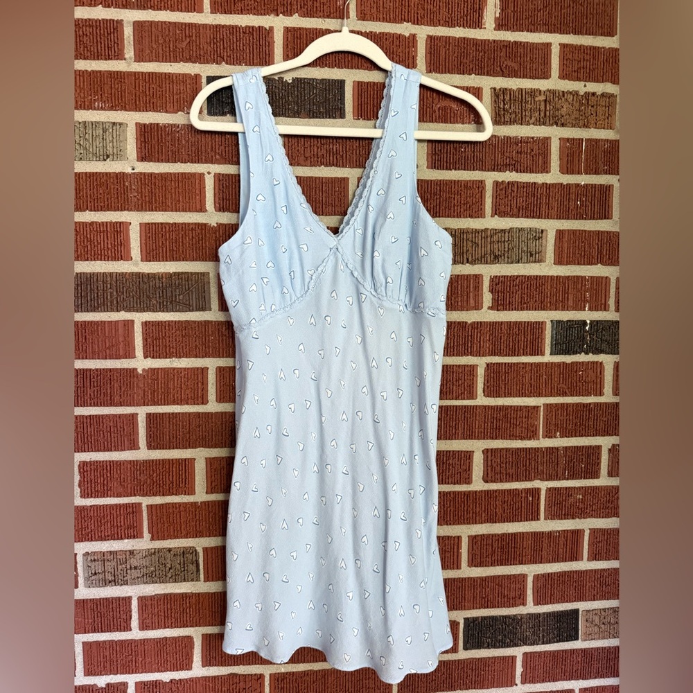 American Eagle Outfitters Light Blue Chemise